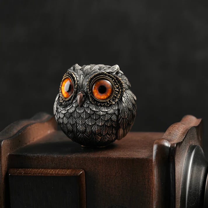 🦉Lucky Owl Guardian-The Wise Watcher of the Felt