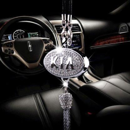 📣High-End Car Rearview Mirror Diamond-Encrusted Perfume Pendant