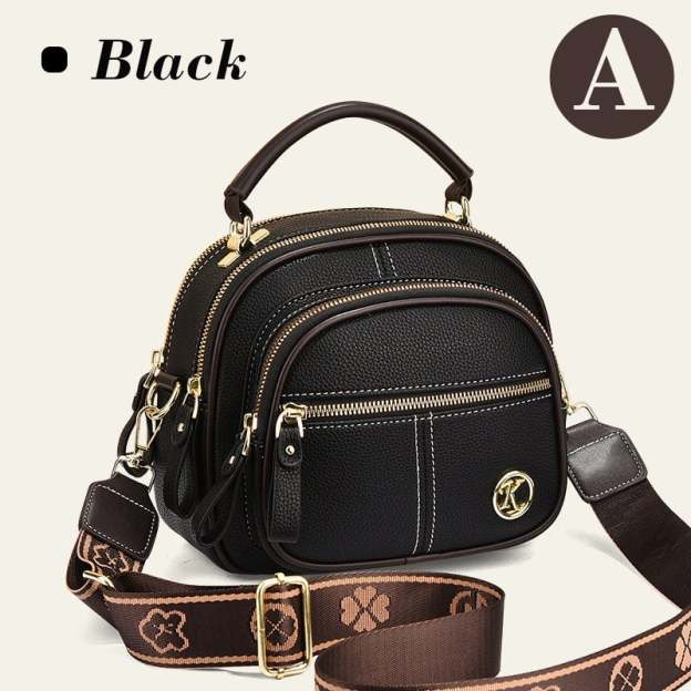 🎁Hot Sale 49% OFF⏳Classic Multifunctional Compartments Adjustable Wide Shoulder Strap PU Leather Crossbody Bag-PLAWLTD