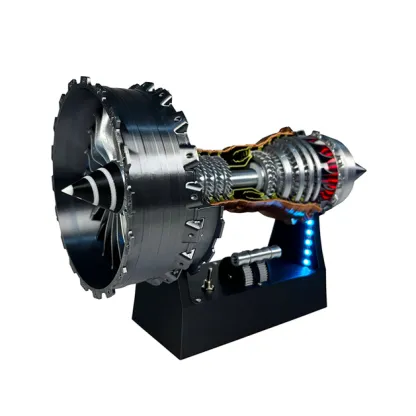 🎁1/25 Simulation Aircraft Turbojet Engine Rotatable Model-PLAWLTD