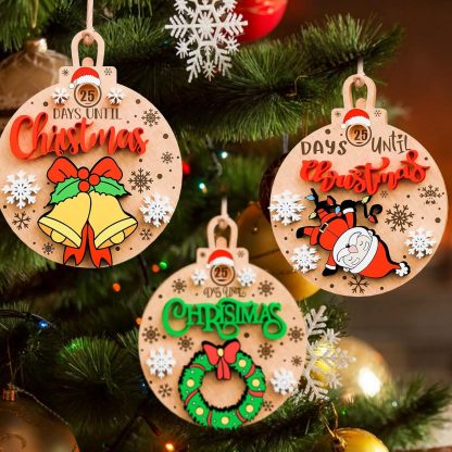 🎅Rotating Christmas Countdown Ornaments🎁