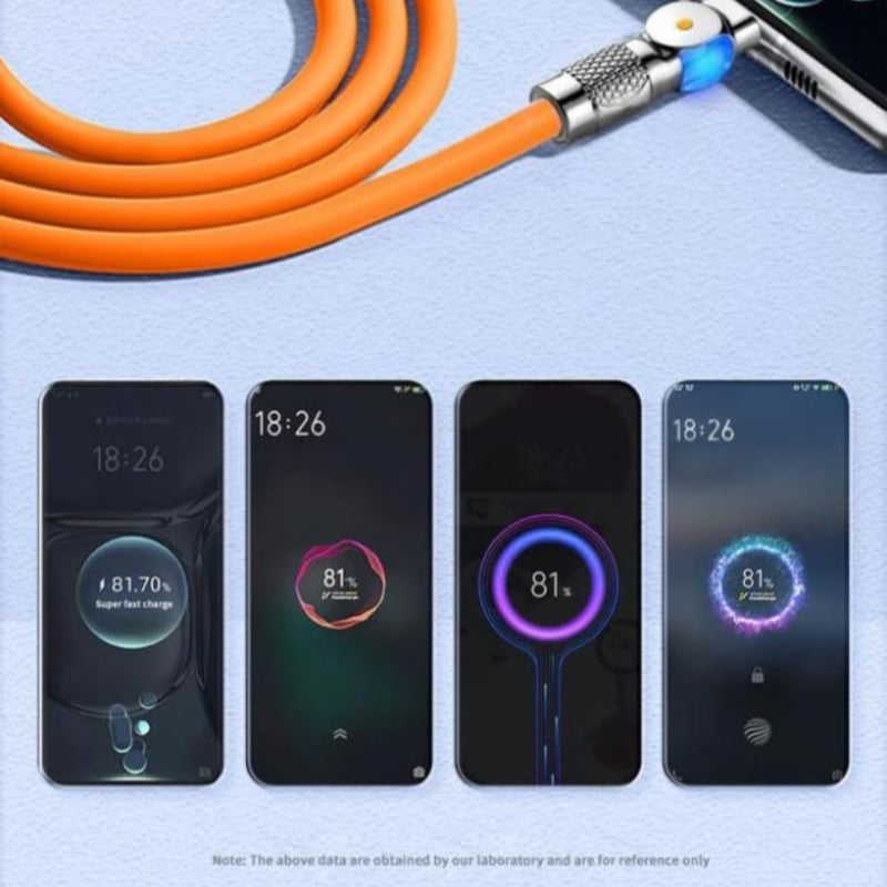 ⚡540° Rotating Streamer Data Cable