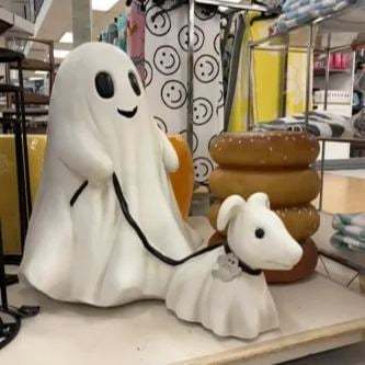 2024 Halloween Ghost Walking Dog Statue👻-PLAWLTD