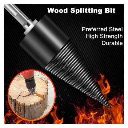 Firewood Drill Bit Set - 🎉Free 3 Types Of Link Rods