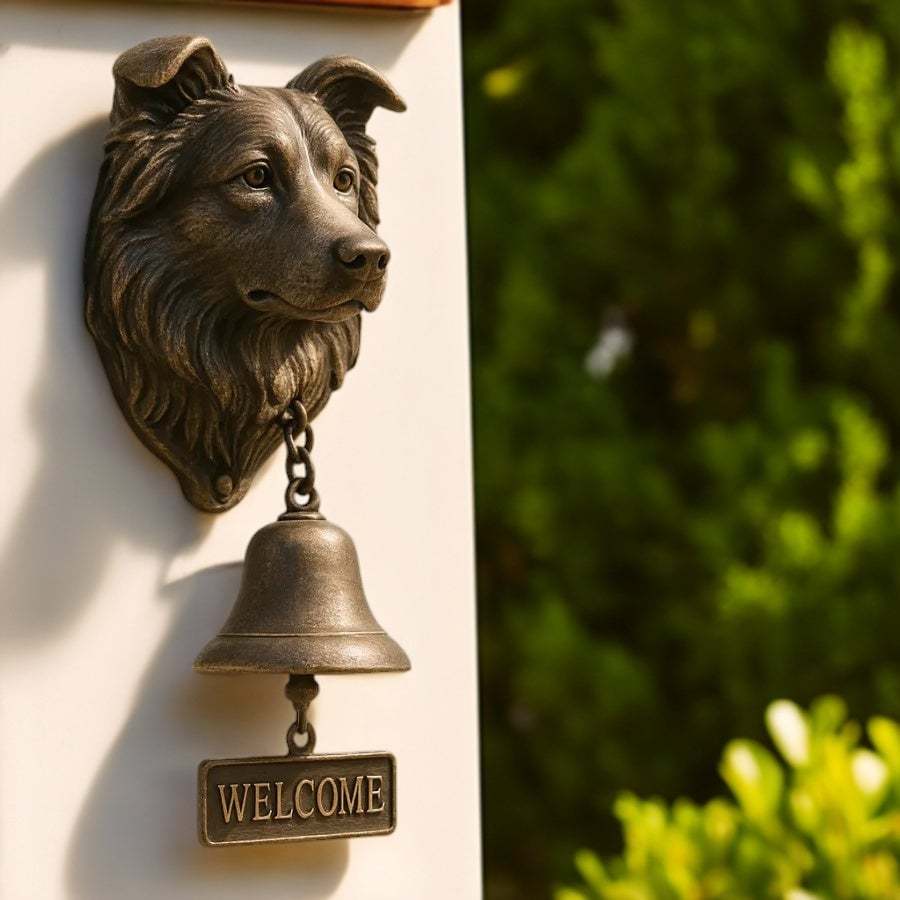 German Shepherd Welcome Bell