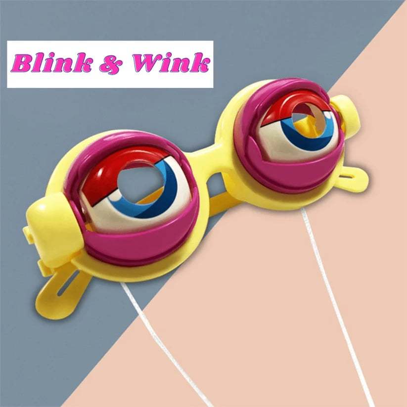 👀Blink & Wink Novelty Glasses - The Ultimate Selfie Accessory!