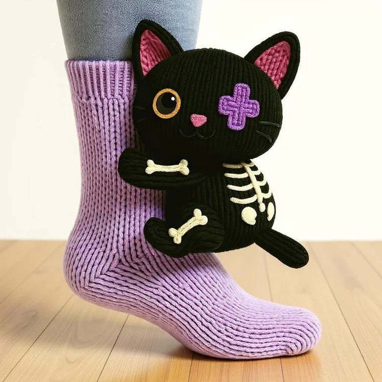 🔥Hot Sale-2025 Architecturm®3D Knit Animal Socks🧦