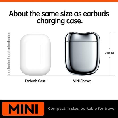 ✨HOT SALE✨ 2025 New Upgrade Pocket Shaver USB Mini Shavers for Men Rechargeable Waterproof Compact Electric Razor for Home, Car, Travel-PLAWLTD