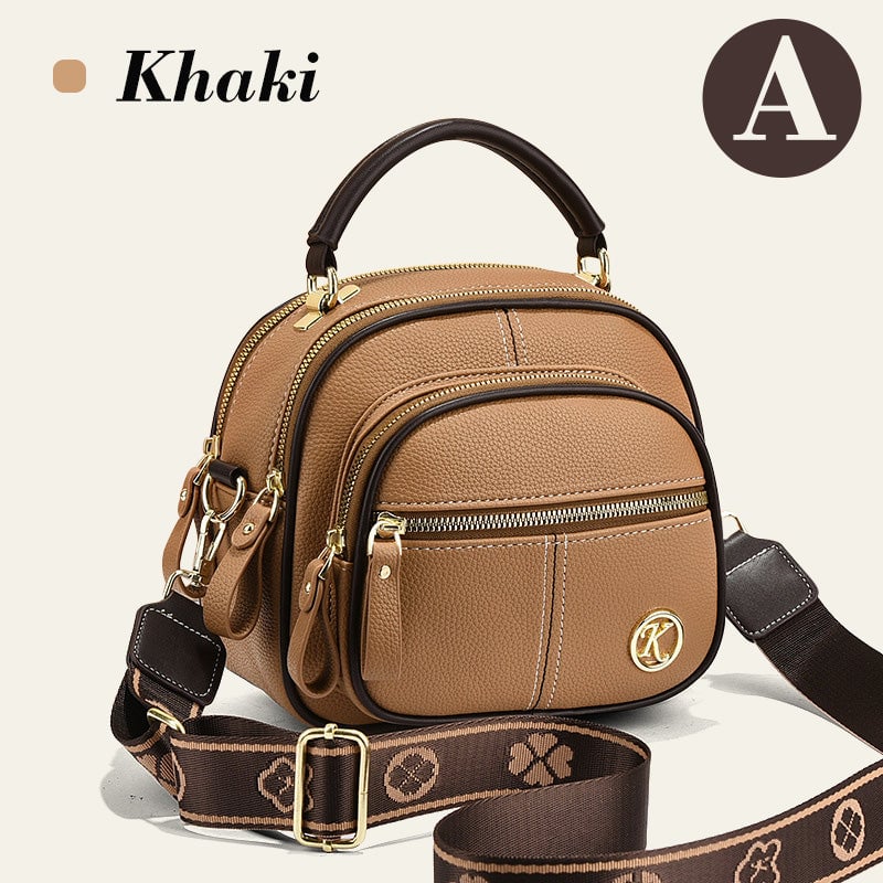🎁Hot Sale 49% OFF⏳Classic Multifunctional Compartments Adjustable Wide Shoulder Strap PU Leather Crossbody Bag-PLAWLTD