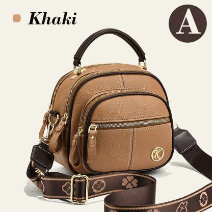 🎁Hot Sale 49% OFF⏳Classic Multifunctional Compartments Adjustable Wide Shoulder Strap PU Leather Crossbody Bag-PLAWLTD