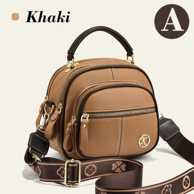 🎁Hot Sale 49% OFF⏳Classic Multifunctional Compartments Adjustable Wide Shoulder Strap PU Leather Crossbody Bag-PLAWLTD