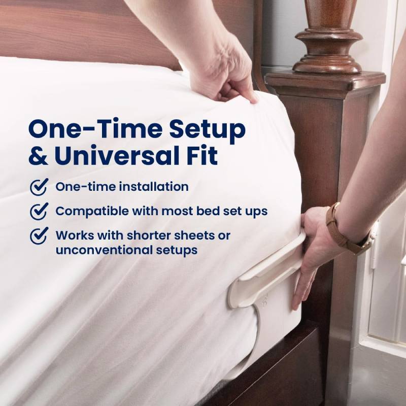 🎁Last Day 50% OFF🔥4-Pack Universal Heavy-Duty Bed Sheet Holder Straps No-Slip Peace of Mind