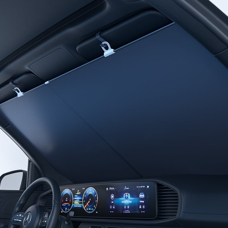 🌞2025 NEW🔥 Automatic retractable car sunshade