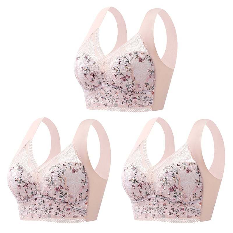 (🔥HOT SALE NOW 50% OFF)❤️Plus Size Seamless Push Up Wireless Bra