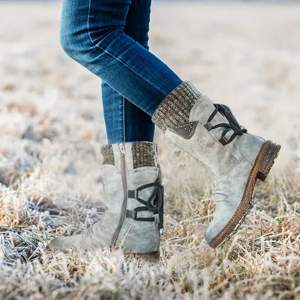 PREMIUM Waterproof Mid Calf Zipper Boots