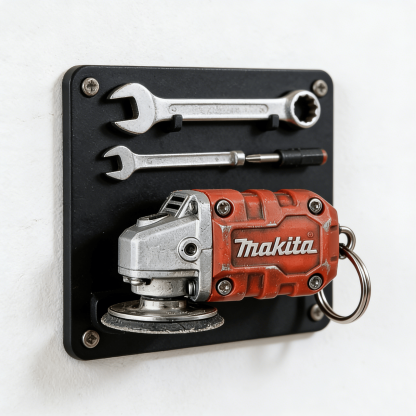 🛠️2-in-1 Makita-Inspired Mini Grinder Keychain: On-the-Go Smoothing Tool + Tool Enthusiast Collectible
