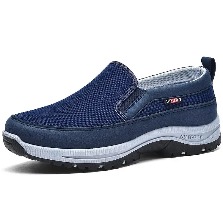 Men's Arch Support Breathable Orthopedic Loafers Lightweight Non-Slip Walking Shoes (Medical Certification)-PLAWLTD