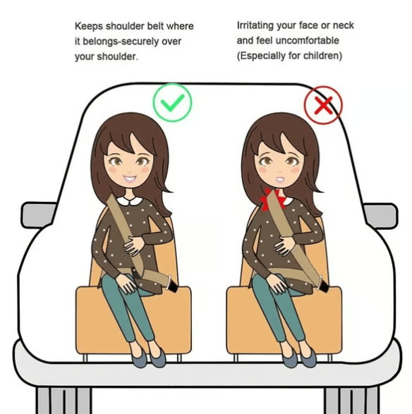 ⚡ Universal Comfort Auto Car Seat Belt Adjuster-PLAWLTD