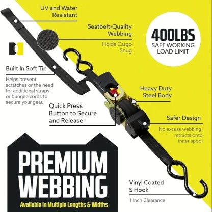 🎁 Limited Time – Upgraded 2025 Retractable Ratchet Strap (Perfect Gift for Men💙)-PLAWLTD