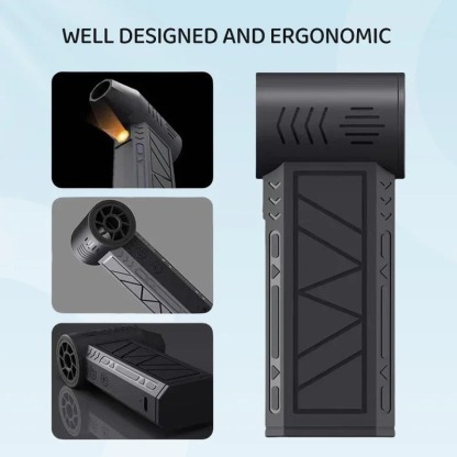 Portable Violent Turbo Small Fan, Handheld 130000rpm High Speed Fan for Dust Removal, Steam Cleaner Handheld, snow Blowing, Carbon Blowing, Barbecue, Hair Dryers-PLAWLTD