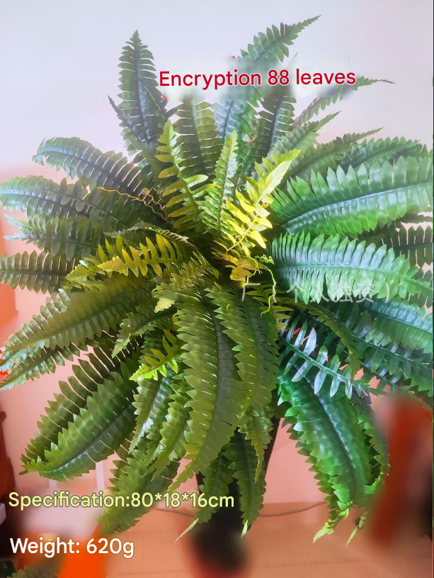 UV Resistant Lifelike Artificial Boston Fern