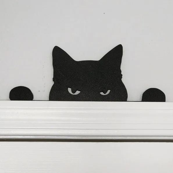 🐱2024 Christmas Gift 50% Off--Metal Adorable Cat Door Topper-PLAWLTD