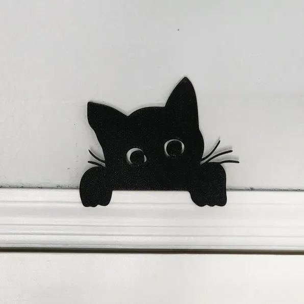 🐱2024 Christmas Gift 50% Off--Metal Adorable Cat Door Topper-PLAWLTD