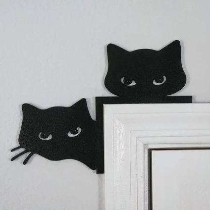 🐱2024 Christmas Gift 50% Off--Metal Adorable Cat Door Topper-PLAWLTD