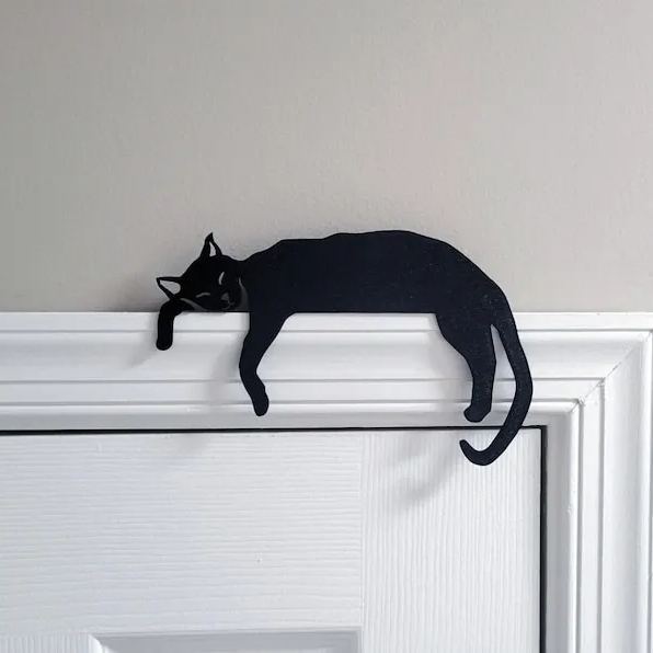 🐱2024 Christmas Gift 50% Off--Metal Adorable Cat Door Topper-PLAWLTD