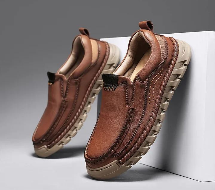 ⏰Promotion 60% OFF - Classic Men's Orthopedic Comfort Leather Slip-On Shoes-PLAWLTD