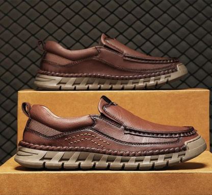 ⏰Promotion 60% OFF - Classic Men's Orthopedic Comfort Leather Slip-On Shoes-PLAWLTD