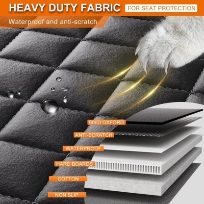 Hard bottom dog car made with protective cover