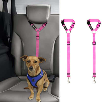 Headrest Adjustable Car Dog Leash