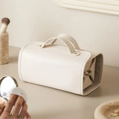 TO DAY 49% OFF Leather Waterproof Cosmetic Bag-PLAWLTD