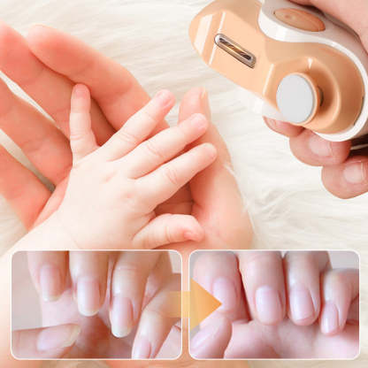 🔥Hot Sale 54% OFF🔥2 in 1 Electric Polishing Automatic Nail Clippers