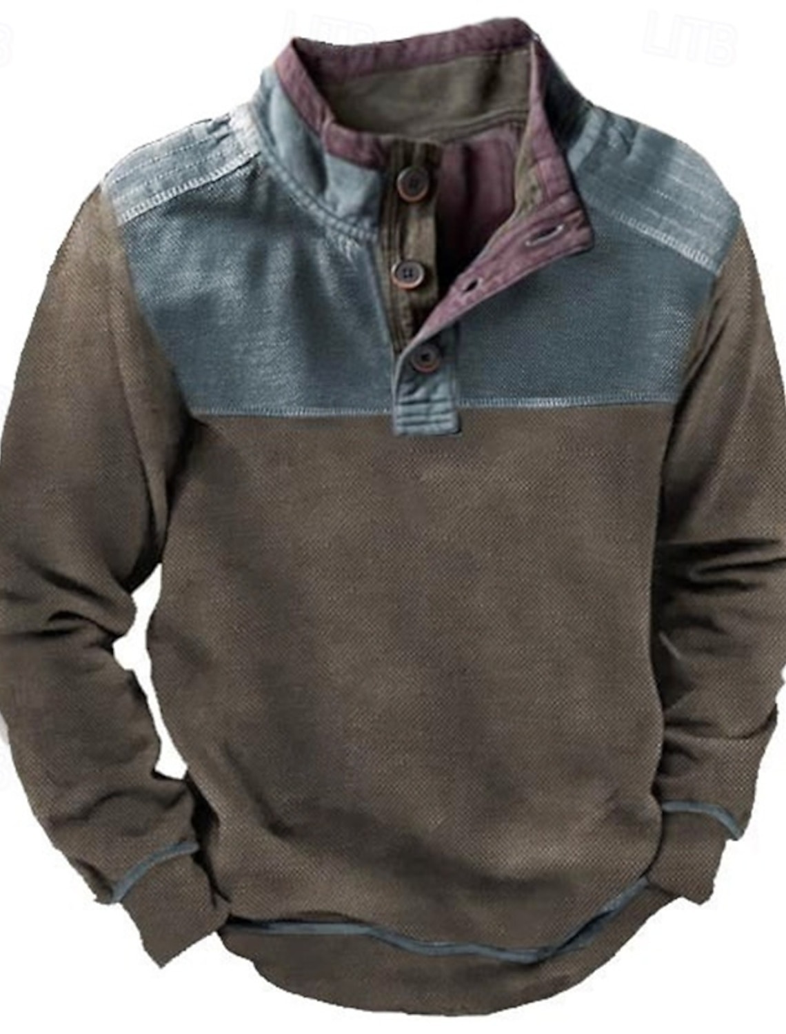 Men's  Long Sleeve Cashmere Sports Sweater