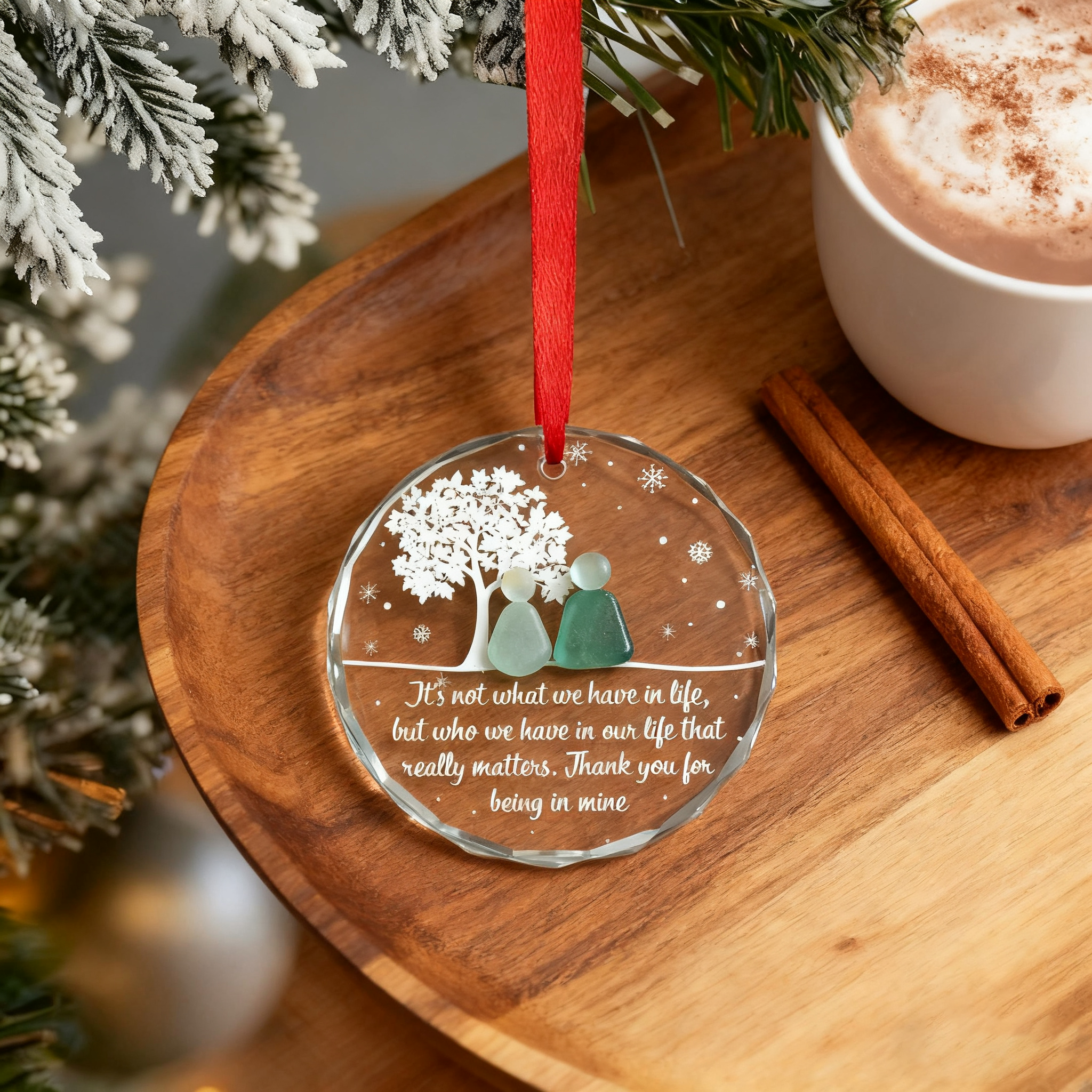 Handcrafted Sea Glass Friendship Keepsake-tidenox