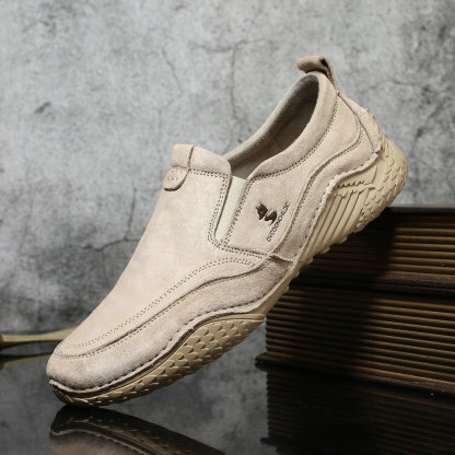 Last day 70% off 🔥⏱️Christmas sale⏱️🔥Men's genuine slip-on loafers