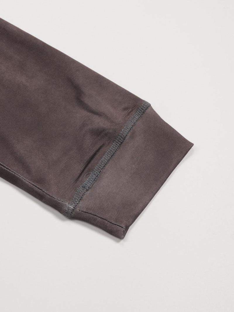 Men's Winter Pullover Hoodie Turn-down Collar Outdoor Long Sleeve Sweatshirt-tidenox