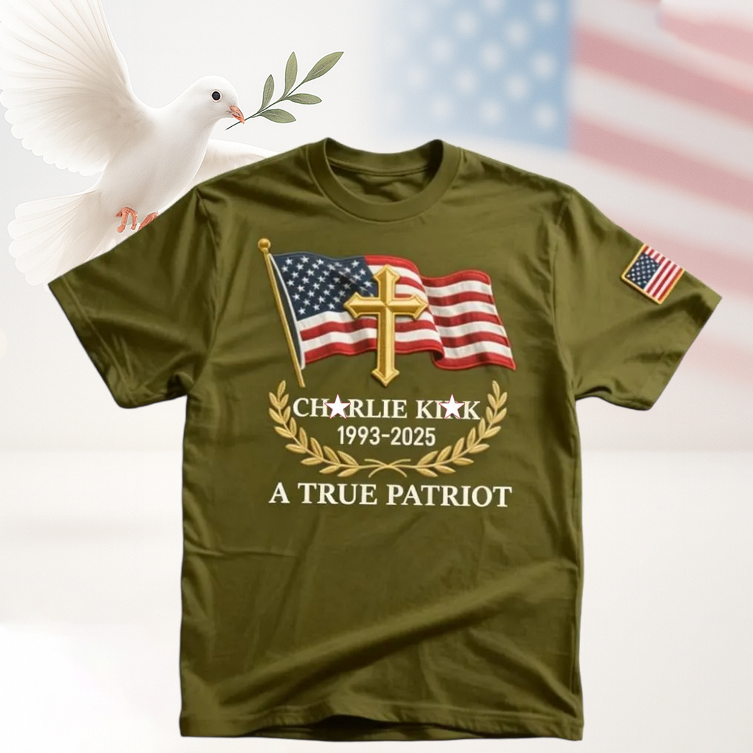 ✝️ A True Patriot Memorial T-shirt 🕯️-tidenox