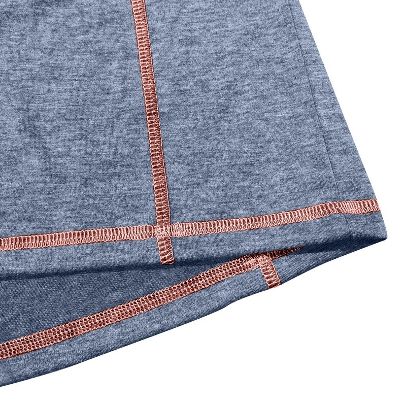 Men's Henley Four-Button Cotton Long-Sleeved Top-tidenox