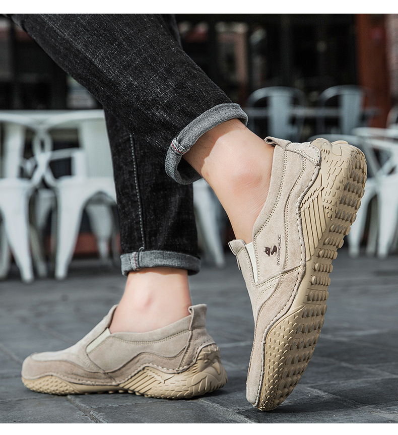 Last day 70% off 🔥⏱️Christmas sale⏱️🔥Men's genuine slip-on loafers