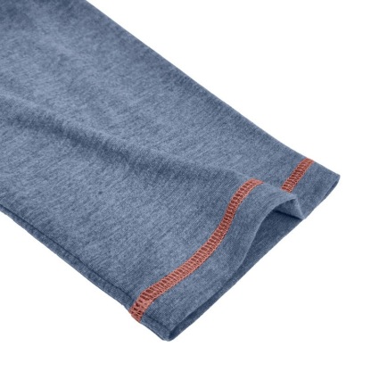 Men's Henley Four-Button Cotton Long-Sleeved Top-tidenox