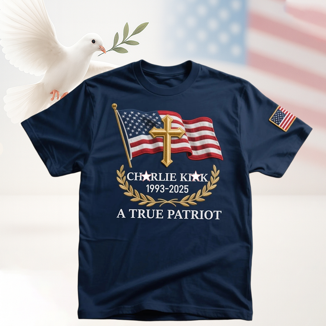 ✝️ A True Patriot Memorial T-shirt 🕯️-tidenox