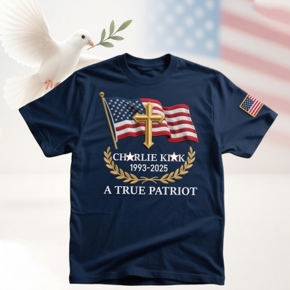 ✝️ A True Patriot Memorial T-shirt 🕯️-tidenox