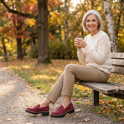 Walk on Clouds, Live Pain-Free: The Orthohealthwalk Orthopedic Platform Loafers