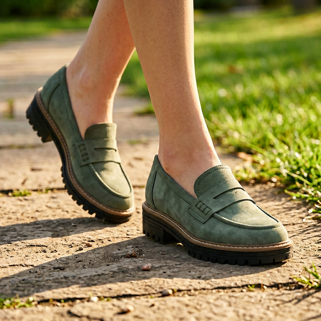 Walk on Clouds, Live Pain-Free: The Orthohealthwalk Orthopedic Platform Loafers