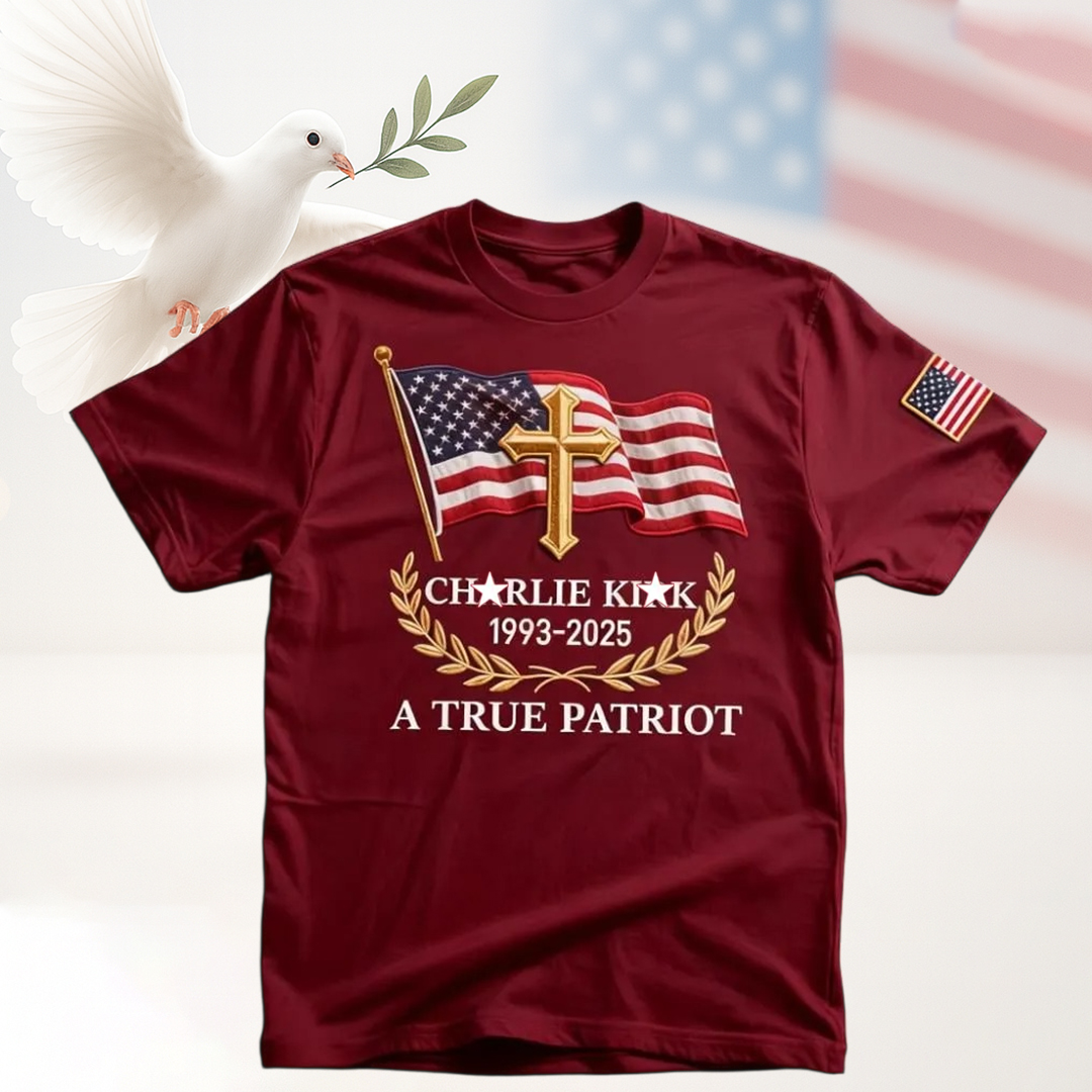 ✝️ A True Patriot Memorial T-shirt 🕯️-tidenox