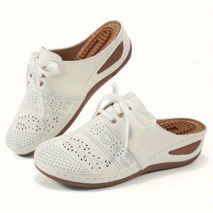 Women's Hollow Wedge Mules