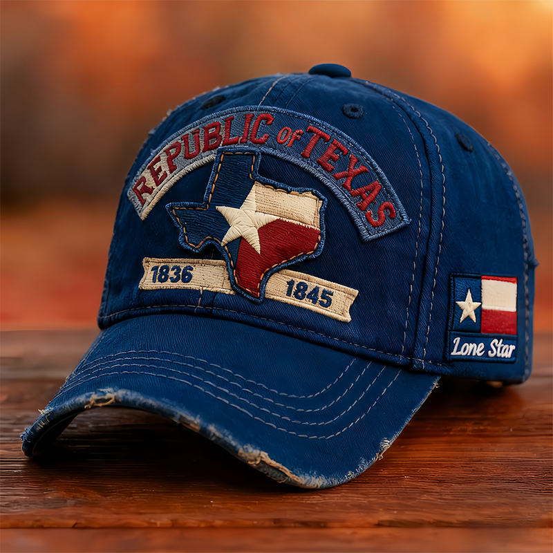 🔥LAST DAY 50% OFF 🔥The Splendor of Texas🤩"Lone Star Legacy" Texas Republic Cap-tidenox